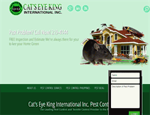 Tablet Screenshot of catseyeking.com